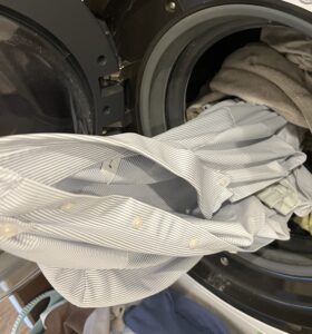 実際に洗濯乾燥機から出してみた